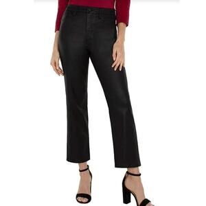 Liverpool Los Angeles Women's Coated Denim Jeans High Rise Crop Straight 6 NWT